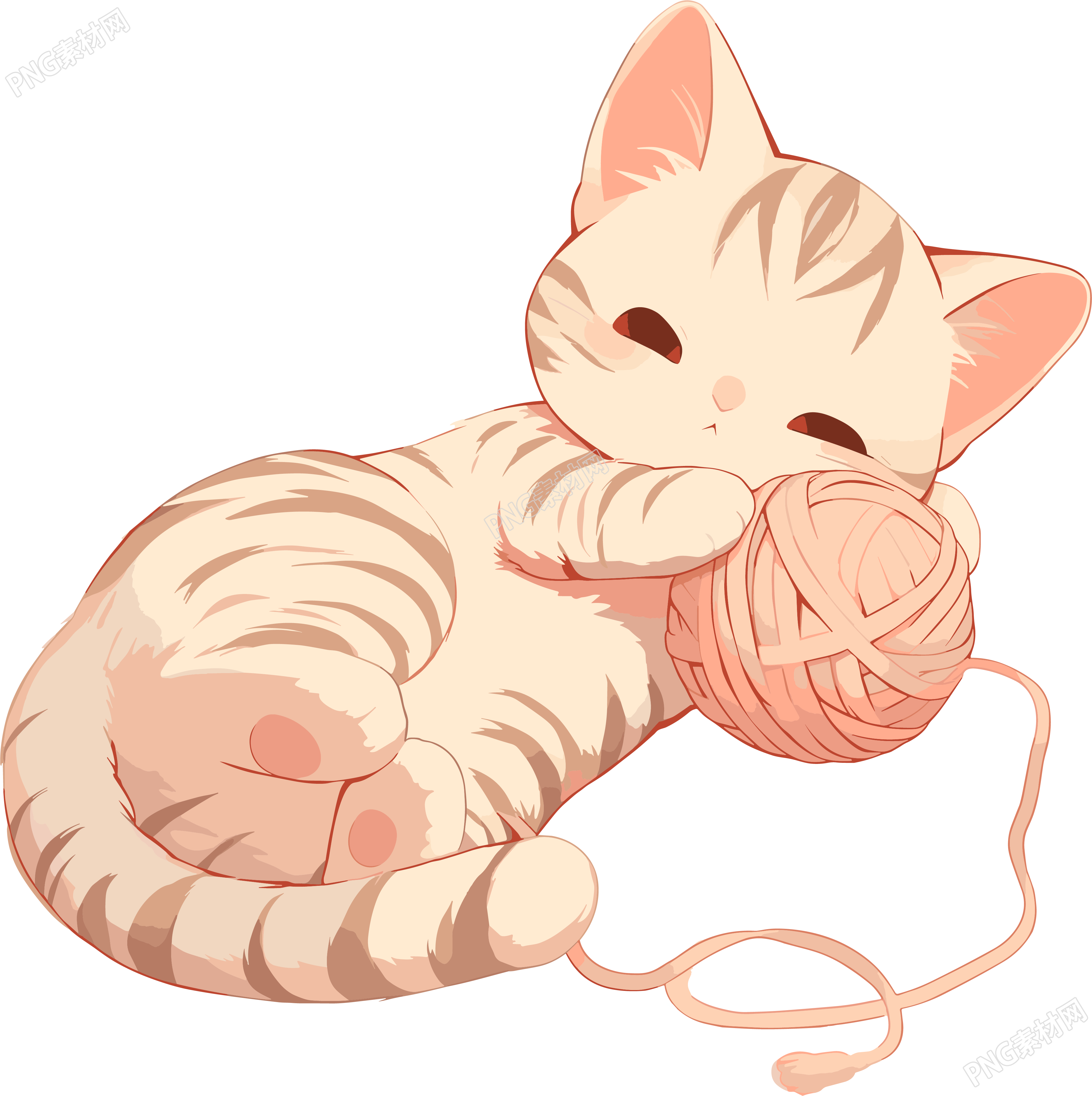 猫咪可爱插画