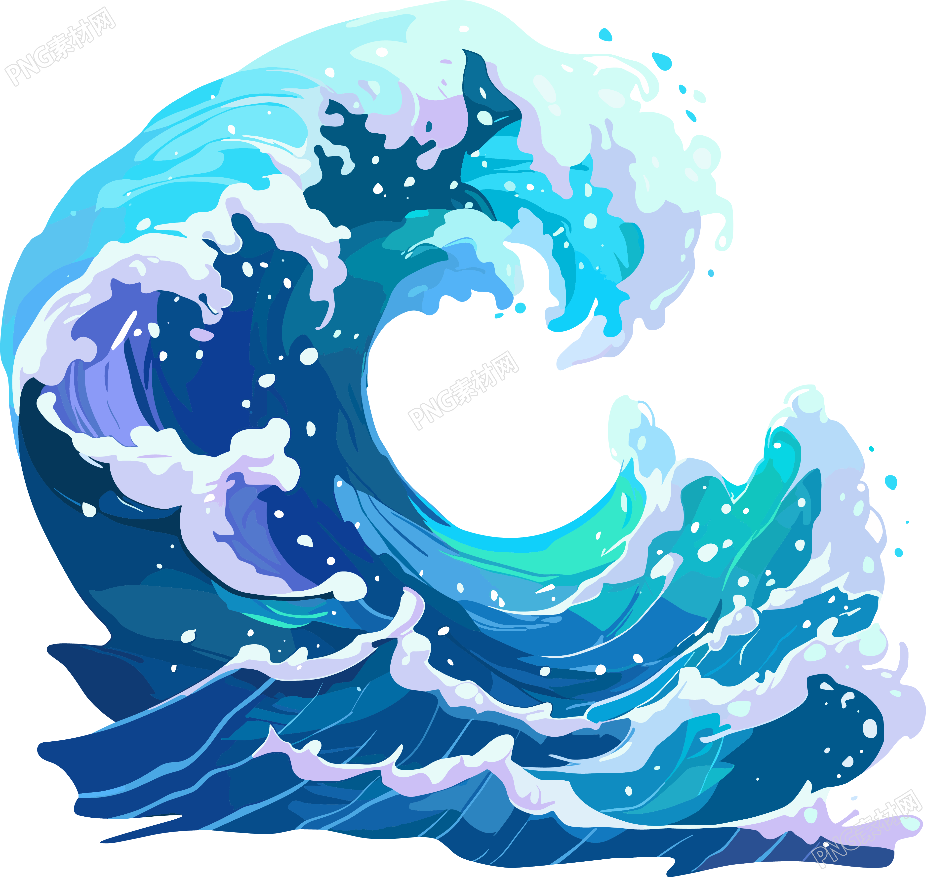 海浪高清图形素材
