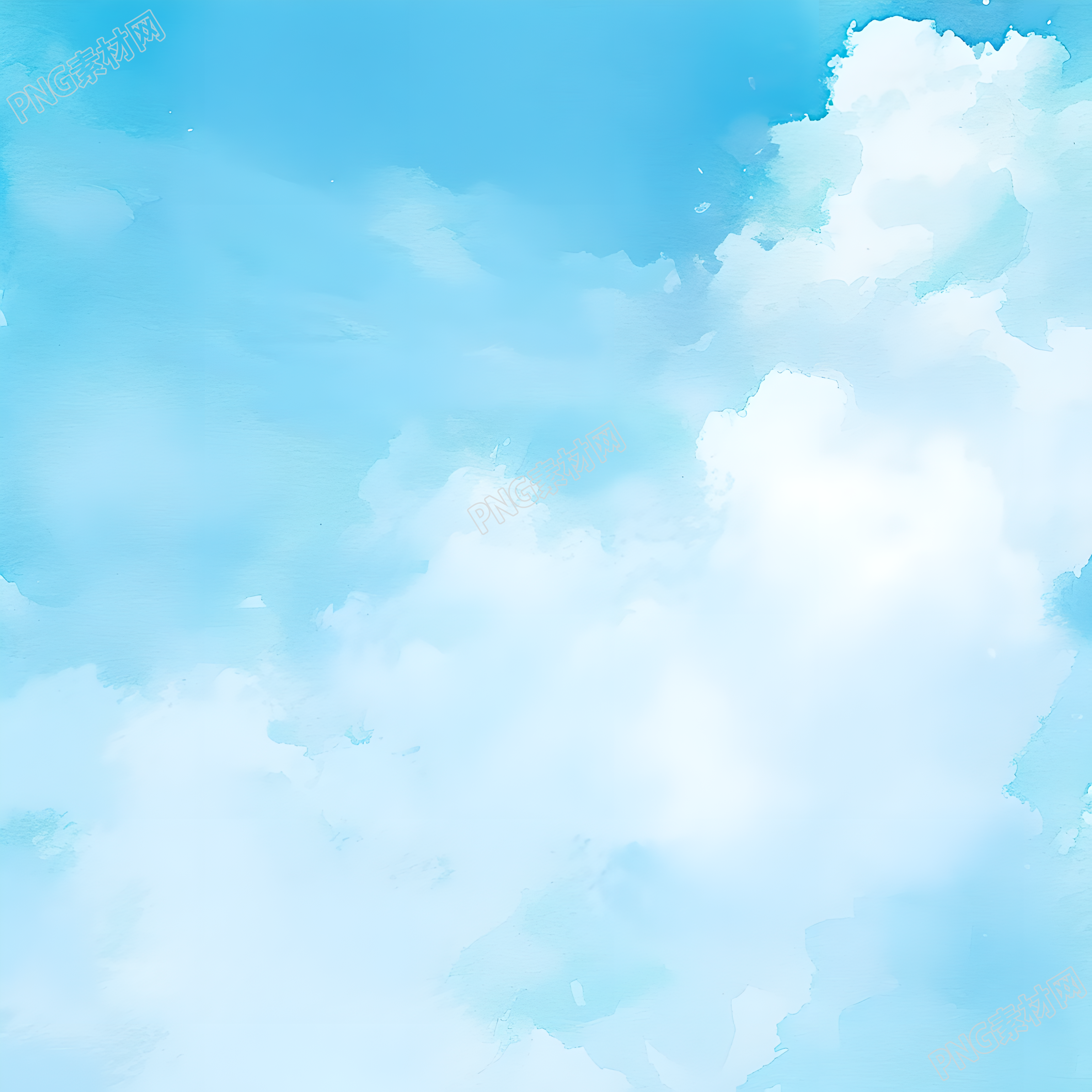 天空简单插图