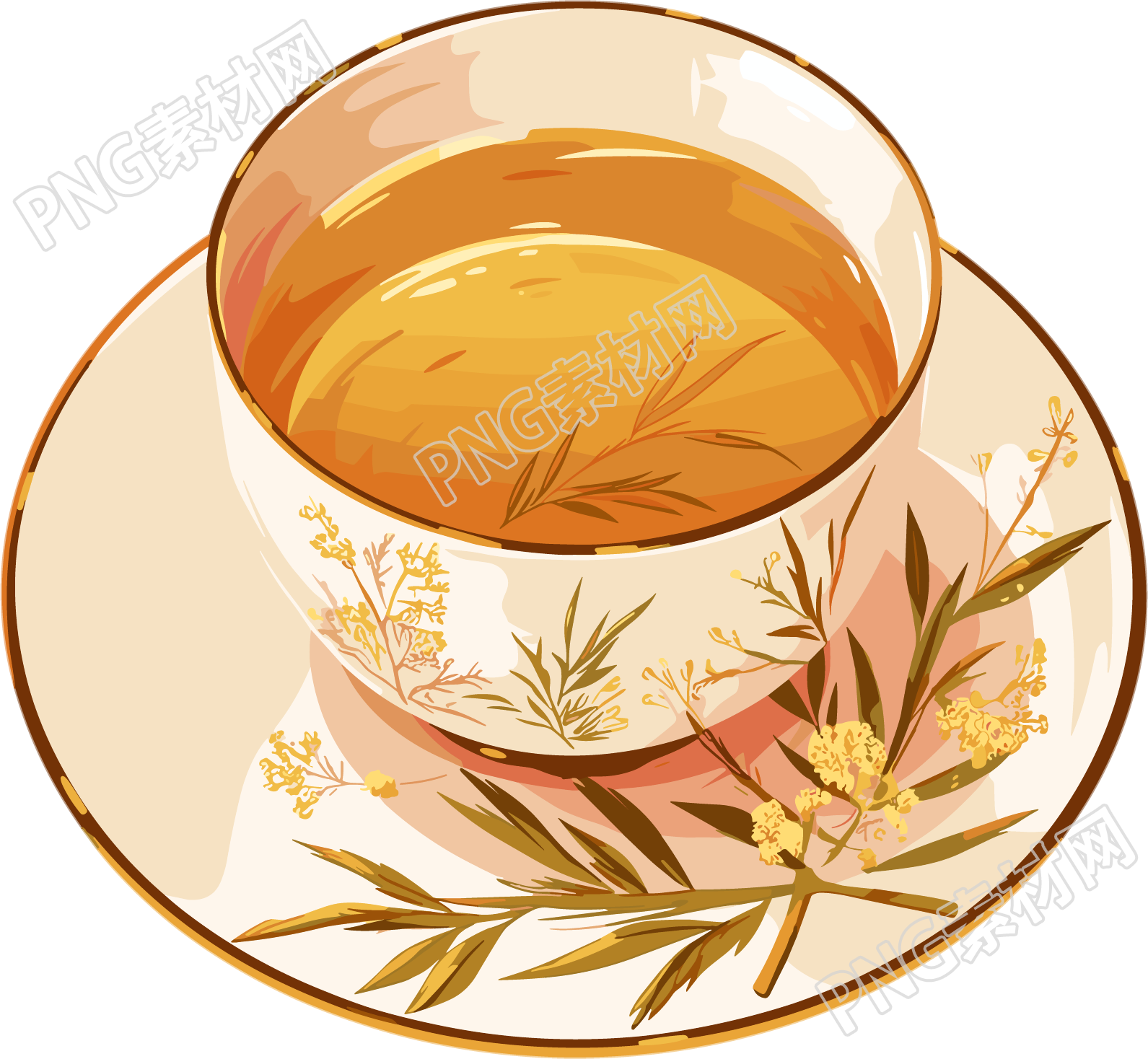 凉茶透明背景素材