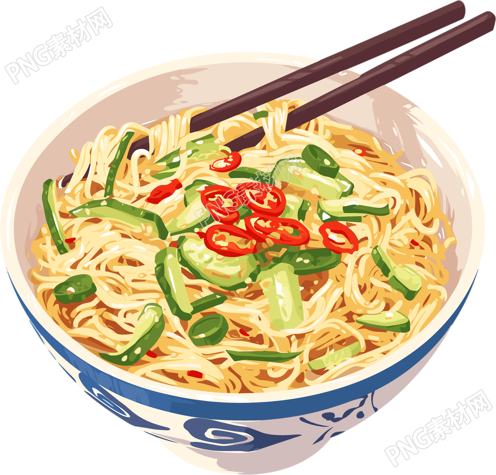 美味凉面插图