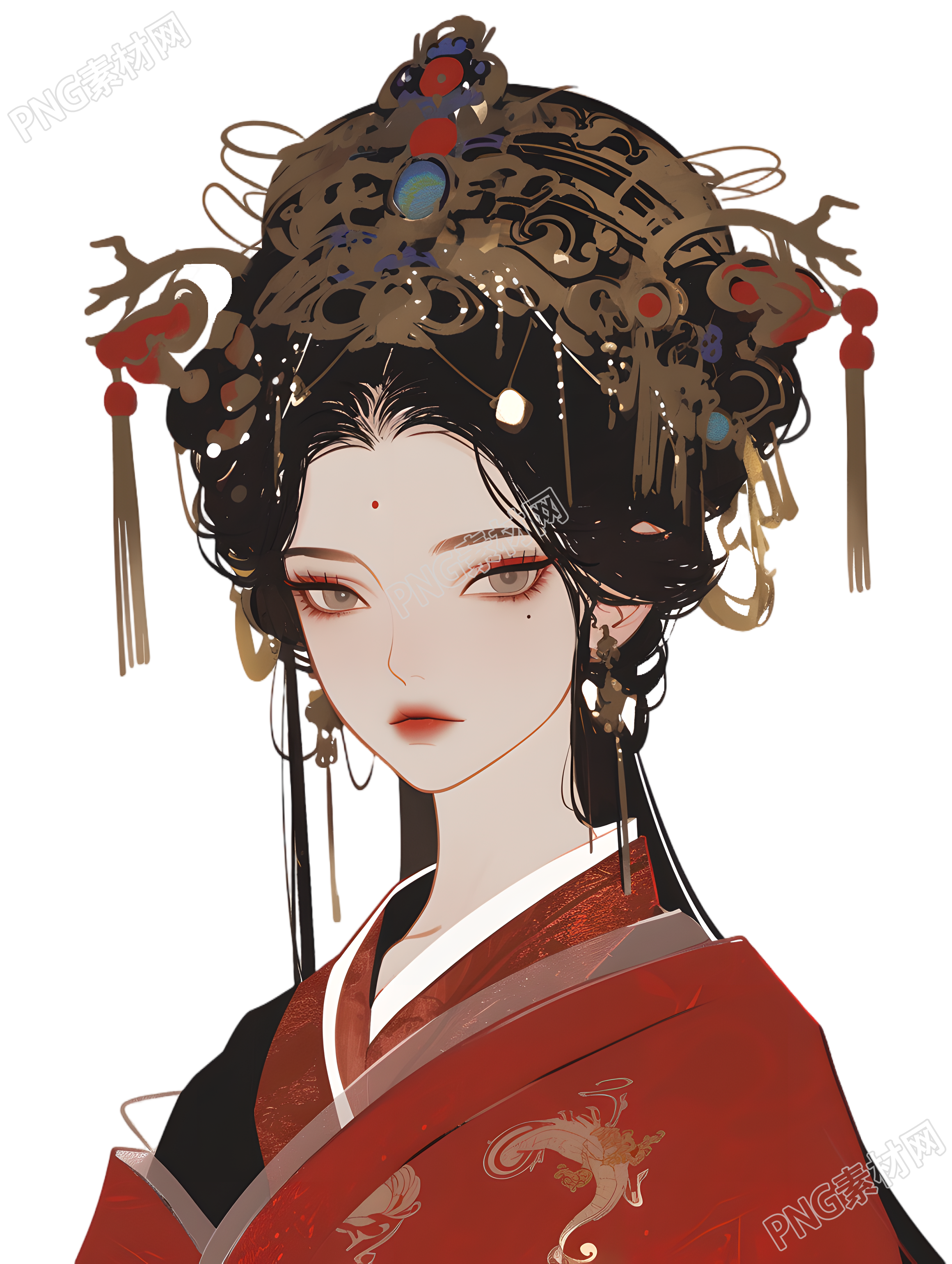 古代美女元素