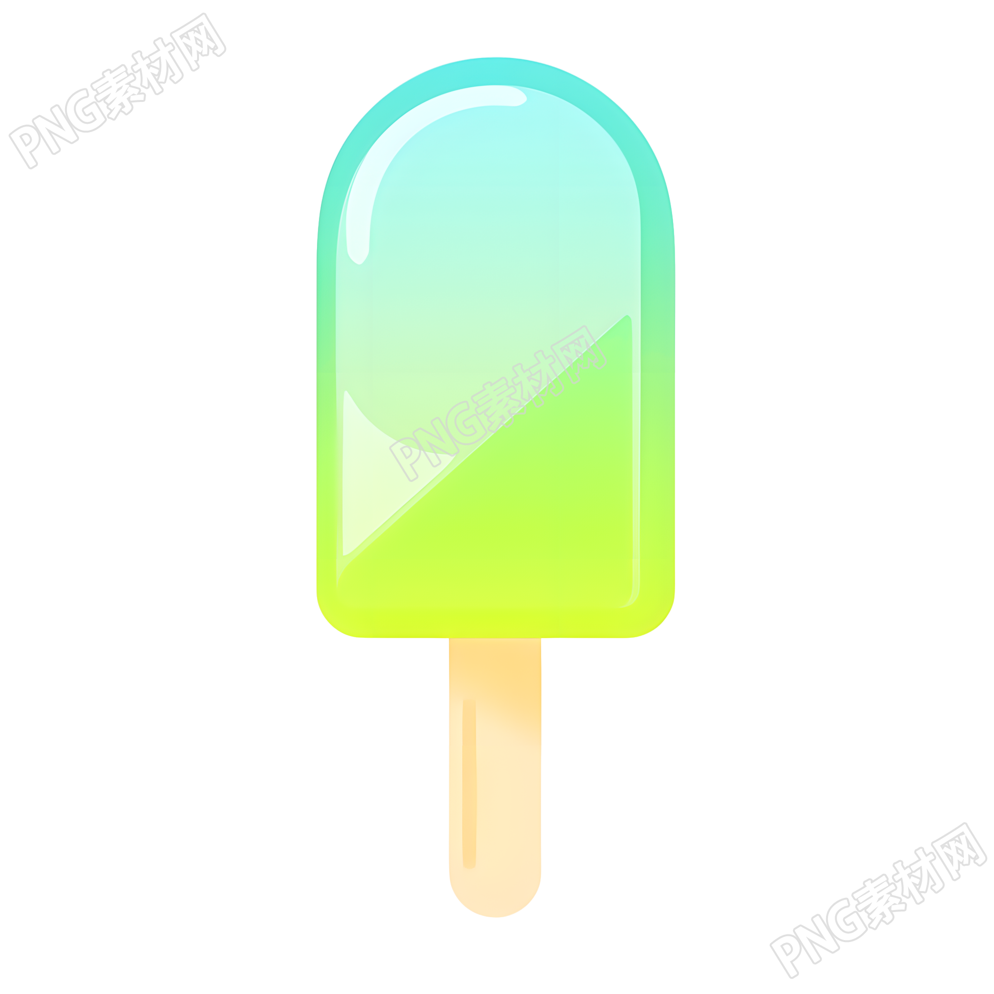 夏天冰棍PNG素材