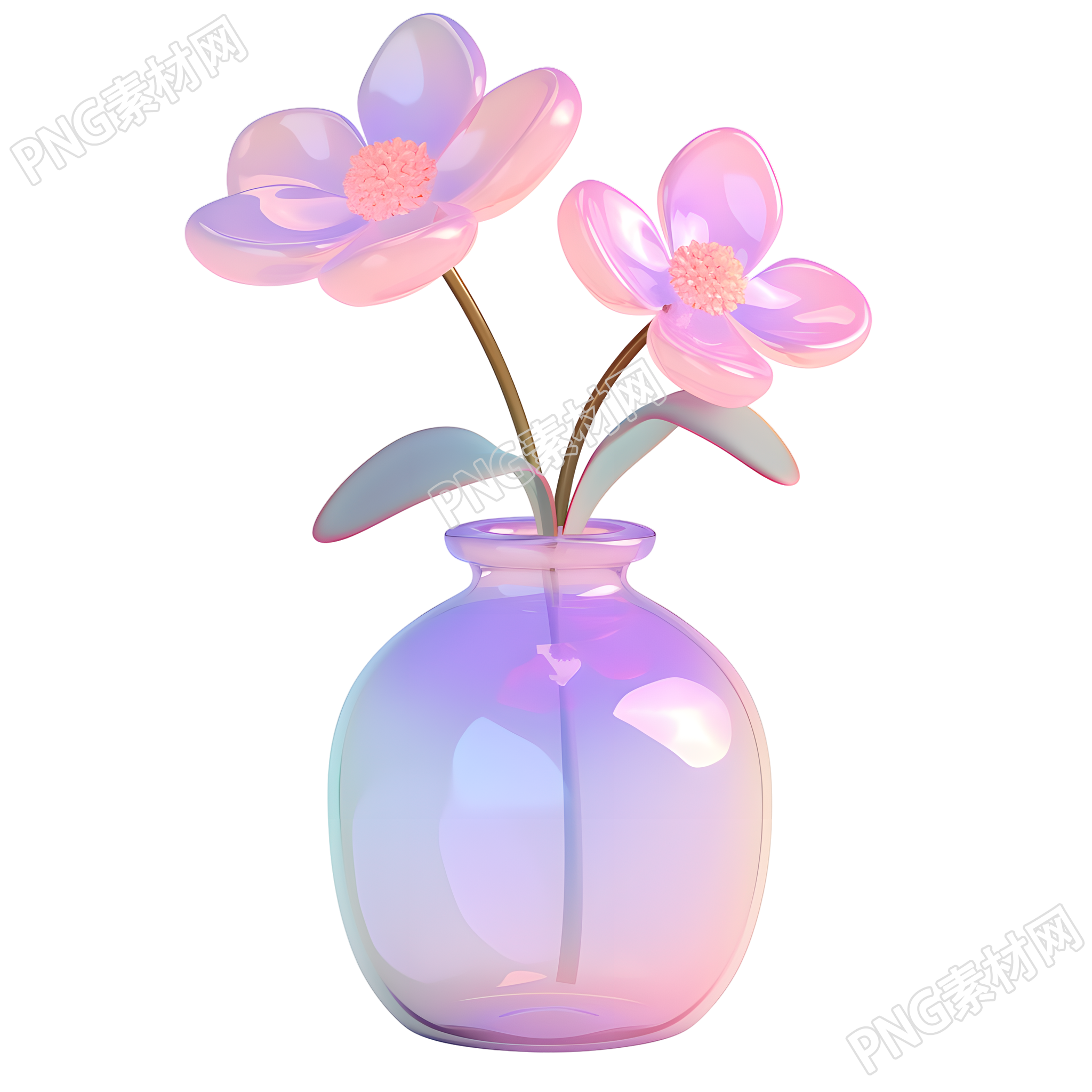 玻璃花瓶插画