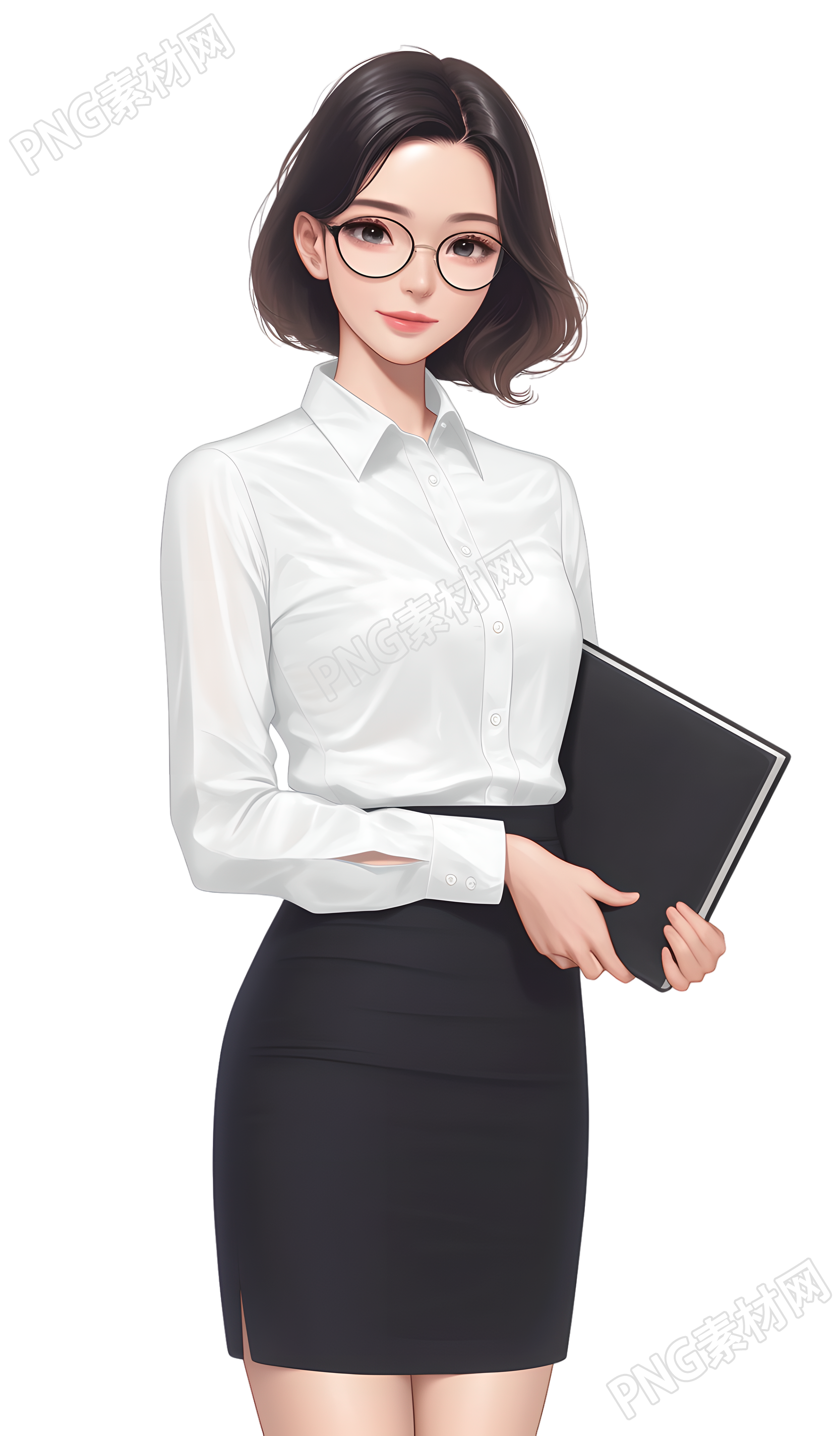 培训老师插画