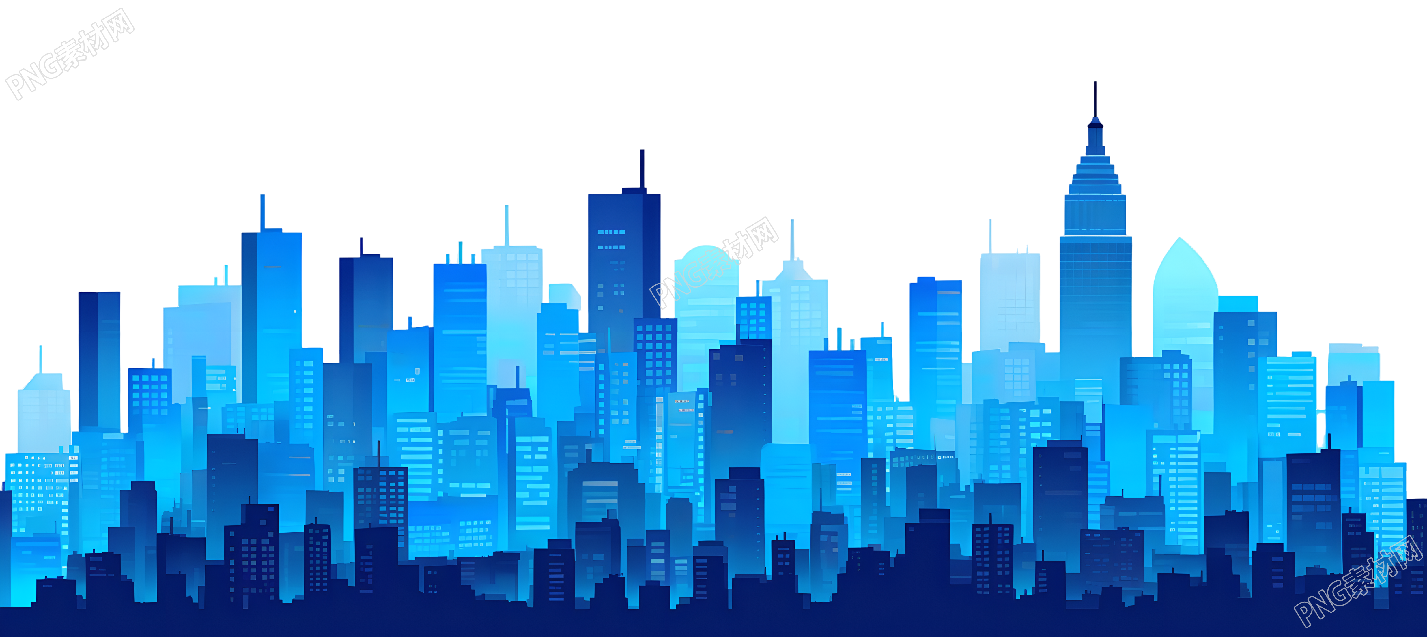 现代城市插画