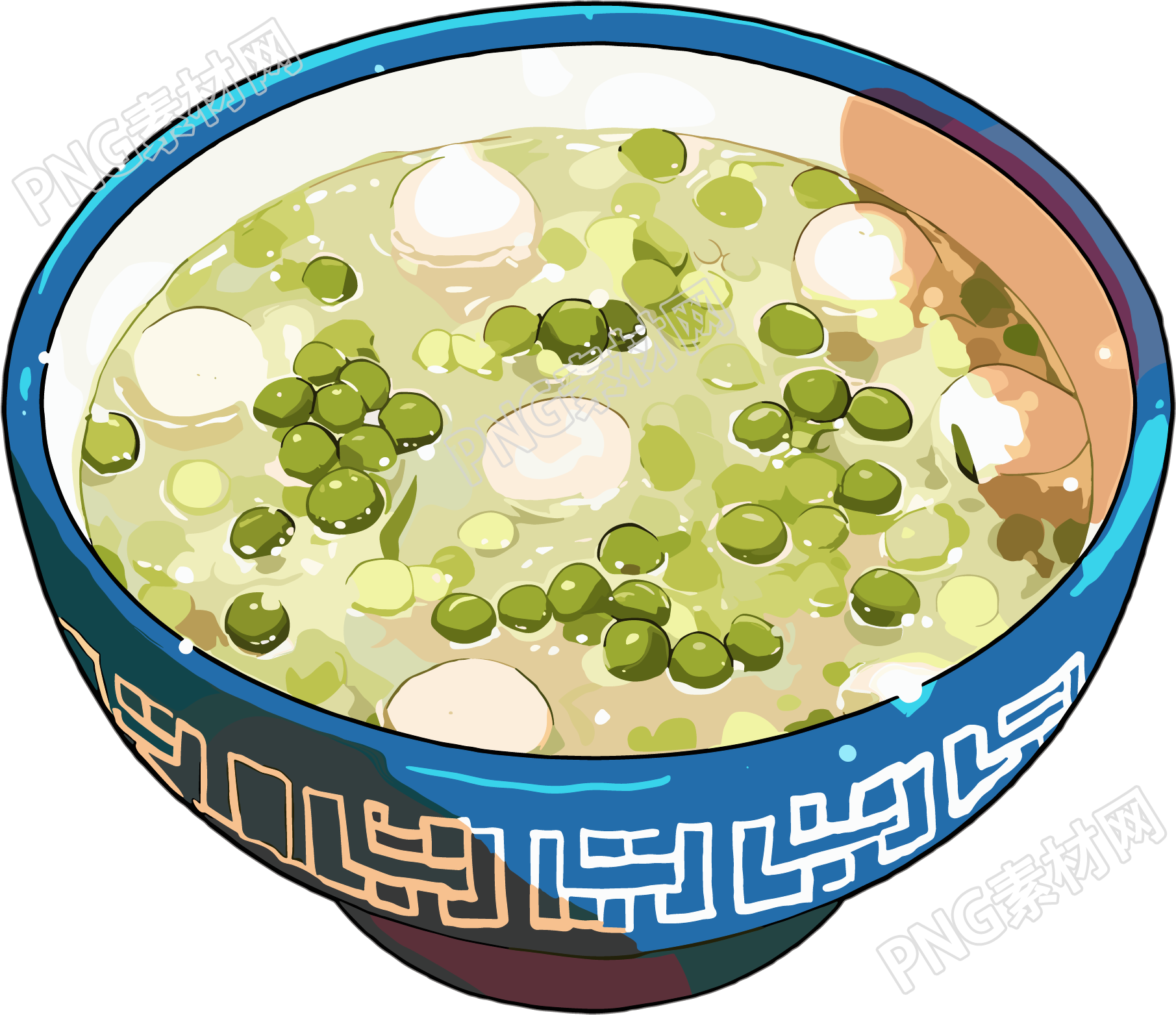 绿豆汤创意素材