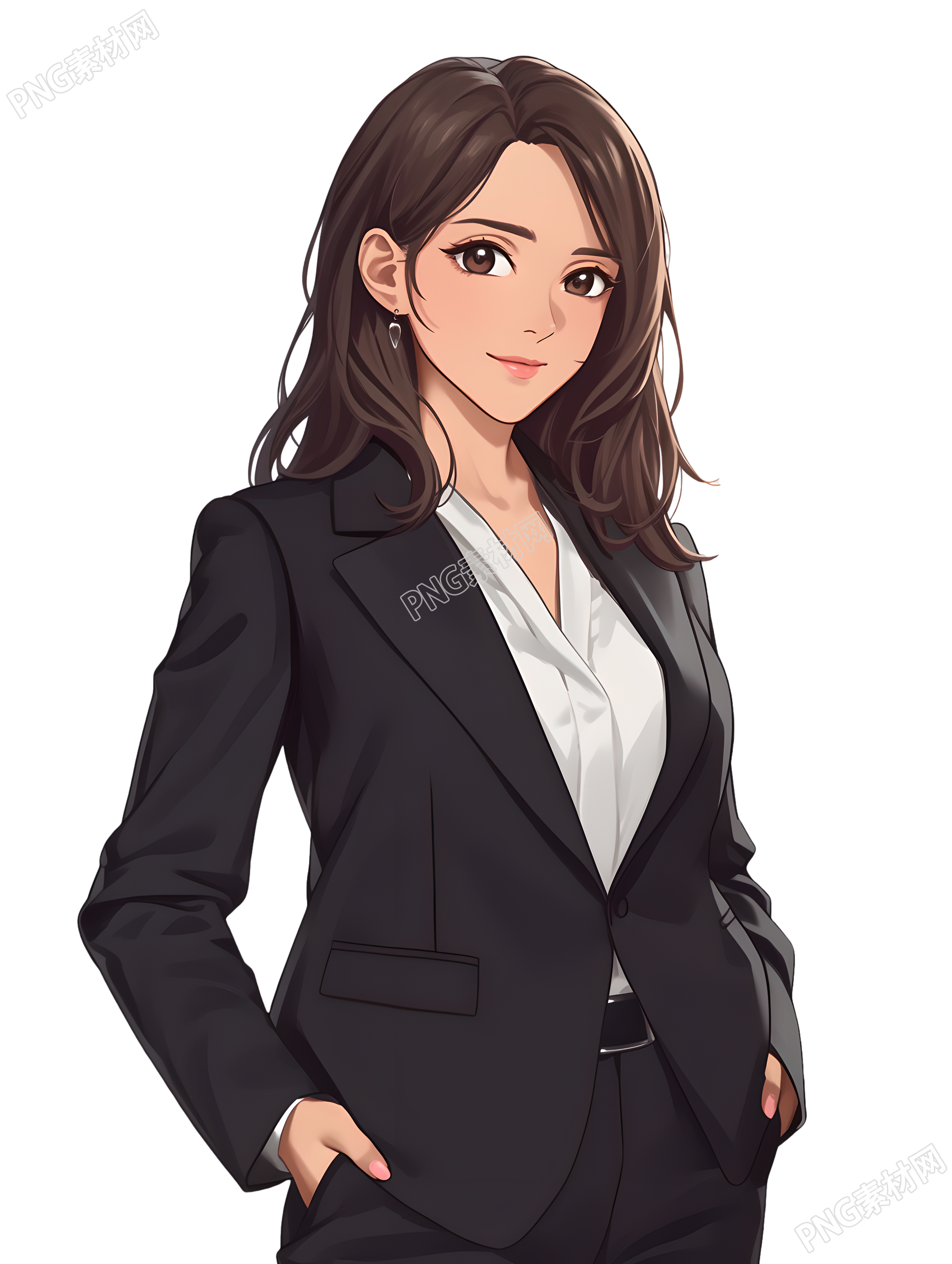 公务员插画设计元素