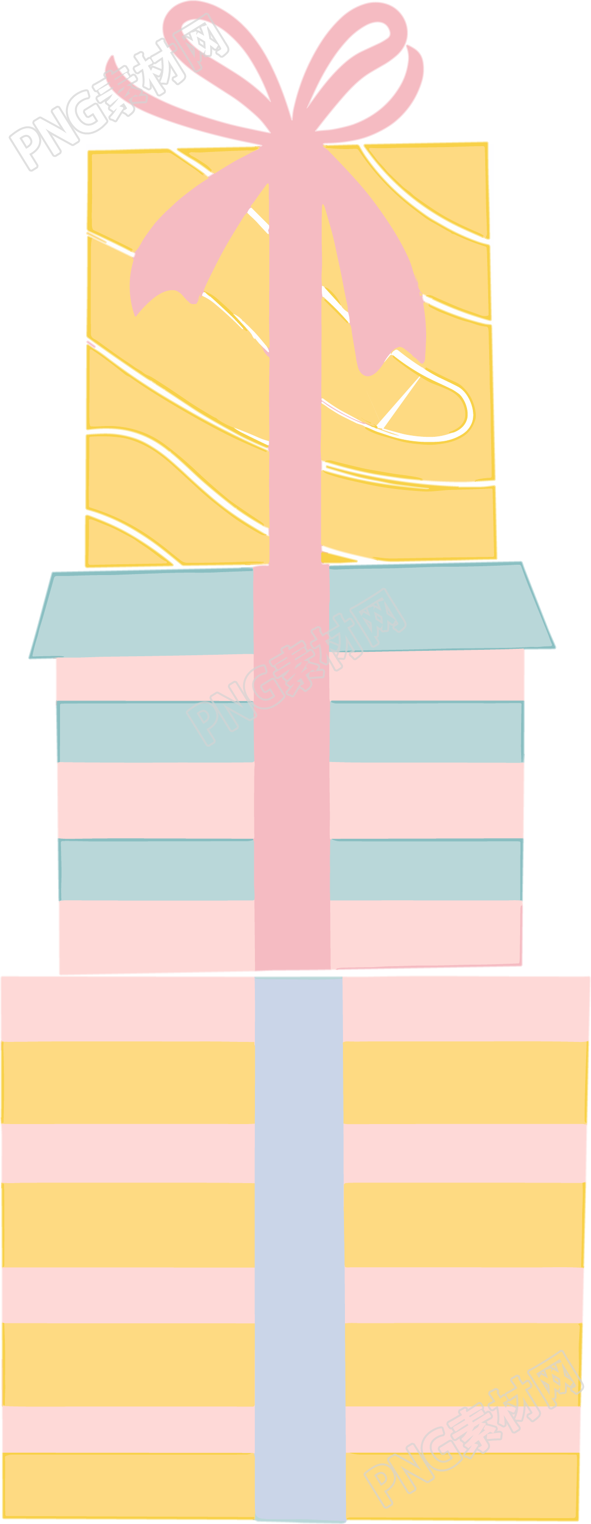 生日礼物卡通插图